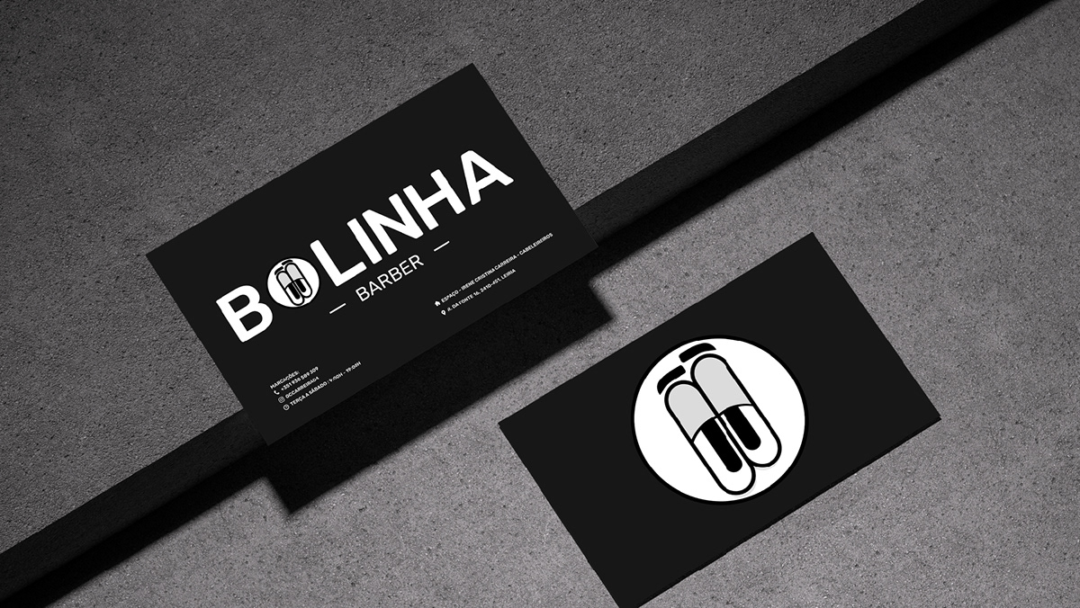 Bolinha Barber — Aplicação em sinalética