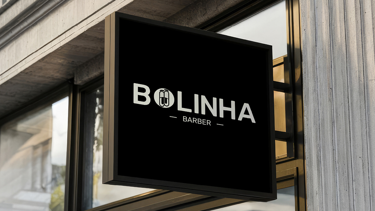 Bolinha Barber — Aplicação em montra